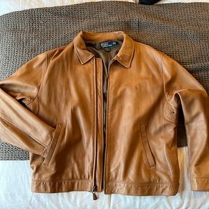 Ralph Lauren Lambskin Leather Jacket - Mens
